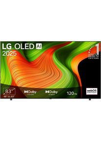 LG , OLED-Fernseher »OLED83B59LA« 210 cm/83 ′′ Smart-TV , schwarz , ALLM, QMS), 2x USB 2.0, LAN, Wi-Fi 6, Bluetooth v 5.3; NVIDIA G-SYNC, AMD...