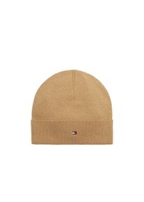Tommy Hilfiger , Beanie »TH FLAG LIGHTWEIGHT« , Driftwood Taupe