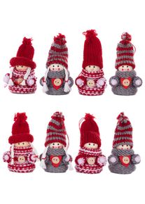 Myflair Möbel & Accessoires , Weihnachtsfigur »Weihnachtsdeko rot« Wollwichtel Baumhänger, Länge ca. 7 cm , rot