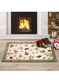Villeroy & Boch , Teppich »Nostalgic Shine Toy's Delight, eckig, rund und Läufer« rechteckig 6 mm Höhe Weihnachten, Wohnzimmer, Flur, Geschenk,...