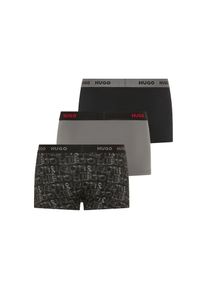 HUGO Underwear , Herren,Damen , Trunk »TRUNK TRIPLET DESIGN« Packung, 3 Stk. mit Logobund , Open Miscellaneous 967 , 3 Stk. , XL (54) -3 Stk. , XL...