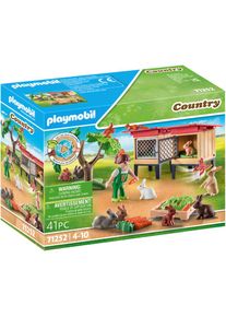 Playmobil , Konstruktions-Spielset &raquo;Kaninchenstall (71252), Country&laquo; teilweise aus recyceltem Material; Made in Europe , bunt