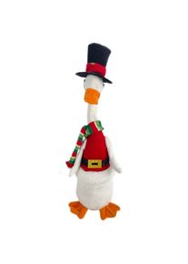 SHX , Weihnachtsfigur »Singende und schaukelnde Ente« Bewegung, lebhafte Musik, Schallsensor , Mehrfarbig