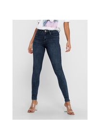 ONLY , Damen , Skinny-fit-Jeans »ONLPOWER MID SK PUSHUP DNM REA3659 NOOS« , Dark Blue Denim , Länge 30 , L -Länge 30 , L , Damenjeans von ONLY