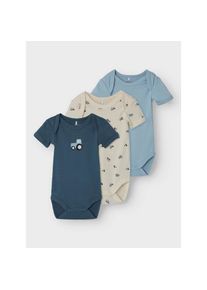 name it, Herren, Schlafoverall &raquo;NBMBODY 3P SS JET STREAM TRACTOR NOOS&laquo; Packung, 3 Stk., Jet Stream, N-Gr, 86 -N-Gr, Jet Stream, Body von name it f&uuml;r 