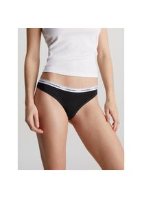 Calvin Klein Underwear , Damen , Bikinislip »BIKINI (LOW-RISE)« mit Logobund , black , S (36) , S (36) , Bikinislip von CALVIN KLEIN