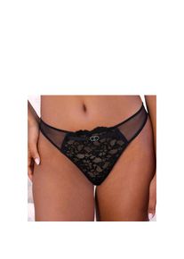 LASCANA , Damen , String in aufregendem Leo-Look , schwarz , 32/34 , 32/34 , Sexy String in modischer Leo-Optik