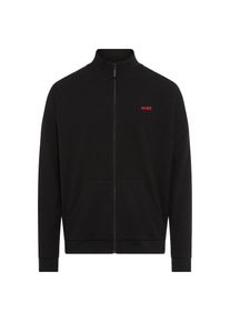 HUGO Underwear , Damen , Sweatjacke mit Stehkragen, mit feiner Struktur , Black 001 , L (52) , L (52) , Stehkragen-Sweatjacke von Hugo