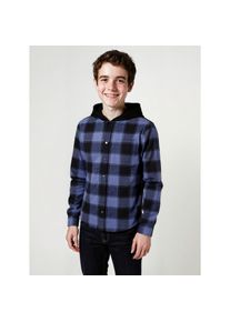 Blue Seven , Jugendliche , Langarmhemd , JEANSBLAU , N-Gr , 140 -N-Gr , 140 , Modisches Hemd von BLUE SEVEN