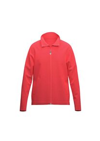 Trigema , Damen , Sweatjacke »Jacke mit funkelnden Strass-Steinen« 1 tlg. , grenadine-melange , L , L , Strukturierte Sweat-Qualität