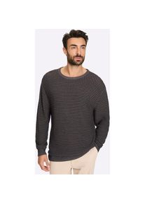 Marco Donati , Jungen,Damen , Rundhalspullover »Pullover« , graphit-grau , 60/62 , 60/62 , modisches Strukturmuster