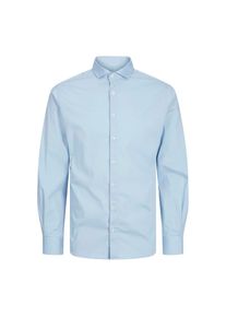 Jack & Jones Junior , Jugendliche , Langarmhemd »JJEAXEL elastisch und einfach kombinierbar« unifarben, modisch, regular fit, Web, Hemdkragen ,...
