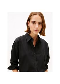 Tommy Hilfiger , Damen , Hemdbluse »COTTON EASY SHIRT« , Black , 40 , 40 , Bluse von Tommy Hilfiger Womanswear