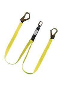Honeywell, Absturzsicherung, Bandfalld&auml;mpfer H100 TWIN Lanyard Rebar Hook L.1,8m EN354,EN 355 (149 kg)