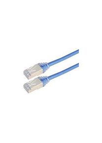 L-Com TRD, 1.52 m, Blue, Aluminium/Polyester Foil Screened Polyvinyl Chloride Sheath, CAT6a, 1.52m, Blauw - TRD628ABL-5