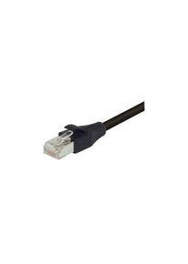 L-Com TRD, 910 mm, Black RJ45 to Male RJ45 Male, Aluminium/Polyester Foil Low Smoke Zero Halogen Sheath, CAT5e, 910mm, Zwart - TRD855SZ-3