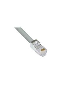 L-Com TRD, 5 ft, Grey RJ45 to Male RJ45 Male, Aluminium/Polyester Foil Polyvinyl Chloride Sheath, CAT5e, 1.52m, Grijs - TRDU45SCR-5