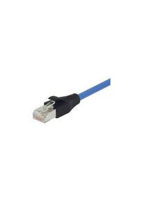 L-Com TRD, 3.05 m, Blue RJ45 to Male RJ45 Male, Aluminium/Polyester Foil Polyvinyl Chloride Sheath, Blauw - TRD855SCRBL-10