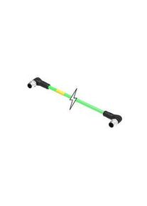 Molex 120108, 20 m, Green, Micro-Change (M12) Double-Ended Cordset Screened Thermoplastic Polyurethane Sheath, Groen - 1201088726