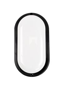 Luxula, Arbeitsleuchte, LED-Kellerleuchte, 12W, EEK: F, 1080lm, CCT, IP54, schwarz (1080 lm)