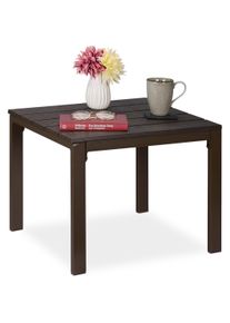 Relaxdays, Gartenbeistelltisch + Gartenservierwagen, Balkon-Beistelltisch