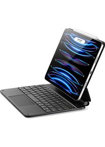 ESR Toetsenbord Hoes Hoes Geschikt voor Apple iPad Air 11 (2024)/Air 10.9, Tablet Tastatur, Schwarz