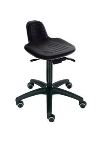 Lotz, B&uuml;rostuhl, Drehhocker Rollen PU-Schaum Neigeverstellung 7 &deg; Sitzh&ouml;henverstellung 450-640 mm (45 - 64 cm)