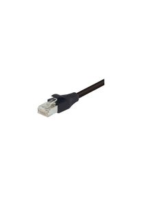 L-Com L-Com TRD, 1 m, Black RJ45 to Male RJ45 Male, Aluminium/Polyester Foil Low Smoke Zero Halogen Sheath, Svart - TRD855SIGBLK-1