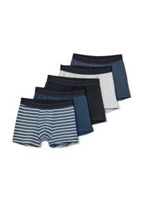 Tchibo - 5 f&eacute;rfi boxer als&oacute;nadr&aacute;g szettben - f&eacute;rfi - m&eacute;ret M/5 - k&eacute;k/cs&iacute;kos