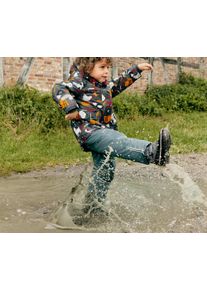 Tchibo - 2-teilige Schneekombi - Unisex - Gr. 122/128 - blau/print