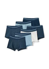Tchibo - 7 Slipboxer - Jungen - Gr. 134/140 - dunkelblau/gestreift