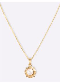 Damen Anhänger in Silber vergoldet 925 ,Größe 0, WITT,