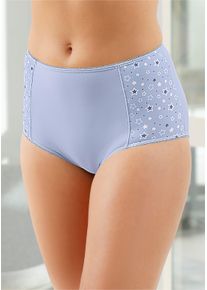 w&auml;schepur Damen Taillenslip in hellblau-wei&szlig; ,Gr&ouml;&szlig;e 36/38, Witt, 82% Polyamid, 18% Elasthan