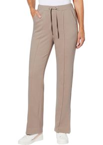 Dames Jerseybroek met doorgestikte biezen sesam Maat 27