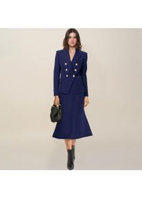 Allingentle Double-Breasted Blazer Skirt Suit Women's 2 Piece Set Elegant Short Skirt Business Party Office Outfits Customize