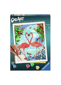 Ravensburger CreArt Paint by Numbers - Flamingo Love