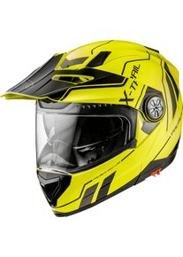 Premier XTrail XT, flip up helmet , color: Neon-Yellow/Black , size: XXL