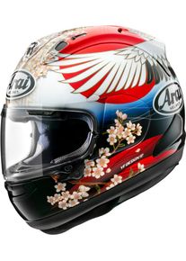 Arai RX-7V Evo Tsubasa, kask pełnotwarzowy , kolor: Biały/Czerwony/Złoty/Niebieski , rozmiar: XL