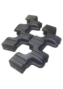 Säulenschutz, Erweiterungsset, VE 2 Stk, schwarz