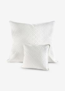 bonprix Colcha con acolchado, beige, pack de 2 fundas de cojín 40/40 cm