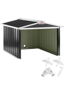 Gardebruk Robotmaaier Garage Antraciet Metaal 86x100x63cm