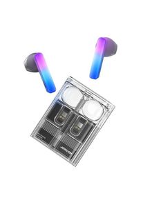 Joyroom TWS JR-TC1 IceLens Series wireless headphones with LED lights - black