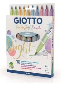 GiOTTO Turbo Soft Brush Pastel Colours 10 pcs BL