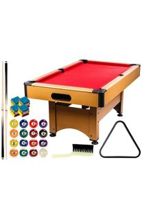 GamesPlanet&reg; Bili&aacute;rdasztal TRENDLINE Piros 6ft 184 x 108 cm