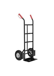 Juskys Összecsukható kézikocsi felfújható kerekekkel, 100 kg teher