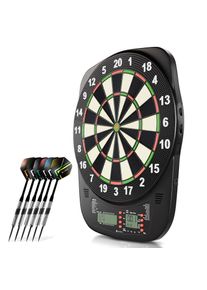 Juskys Darts t&aacute;bla LCD kijelzővel 18 darts ny&iacute;llal 8 j&aacute;t&eacute;kosnak