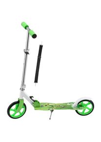 Juskys Gyerek roller nagy kerekekkel állítható kormánnyal zöld