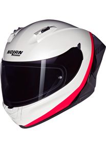 Nolan N60-6 Sport Verniciatura Speciale 347, kask pełnotwarzowy , kolor: Biały/Czarny/Neonowyowy-Czerwony , rozmiar: M