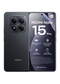 Xiaomi , Smartphone »Redmi Note 15 Pro 8+256« Black , Black , MediaTek Helio G200-Ultra