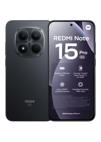 Xiaomi , Smartphone »Redmi Note 15 Pro 5G 8+256« Black , Black , Mediatek Dimanesity 7400-Ultra